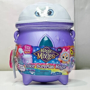 Magic Mixies Color Surprise Purple Cauldron Mixie Plushie Blue or Pink Eye  NWT